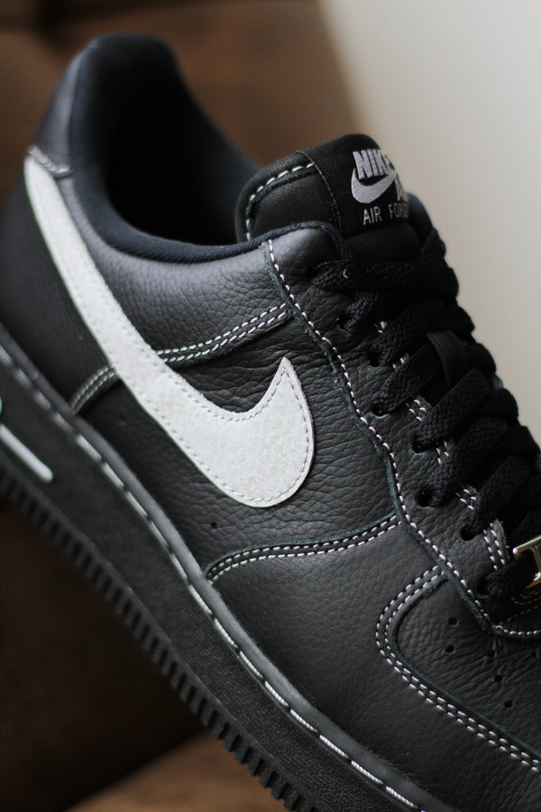 NIKE AIR FORCE 1 '07 LV8 "BLACK/WOLF GREY-BLACK-BLACK"