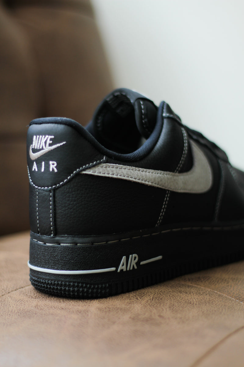 NIKE AIR FORCE 1 '07 LV8 "BLACK/WOLF GREY-BLACK-BLACK"