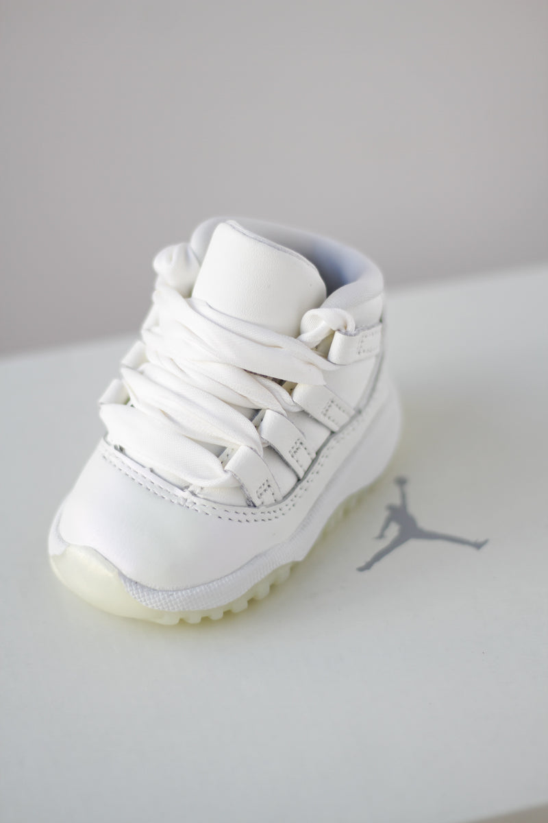 JORDAN 11 RETRO (TD) "SAIL/PEARL GREY-WHITE-METALLIC SILVER"