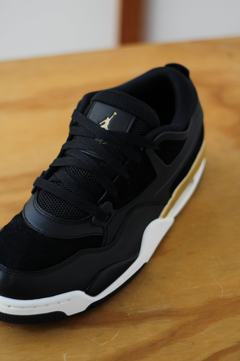 AIR JORDAN 4 RM "BLACK/METALLIC GOLD-SAIL-TEAM GOLD"