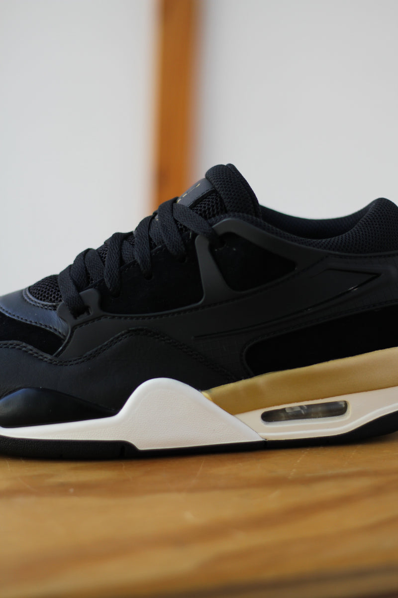 AIR JORDAN 4 RM "BLACK/METALLIC GOLD-SAIL-TEAM GOLD"