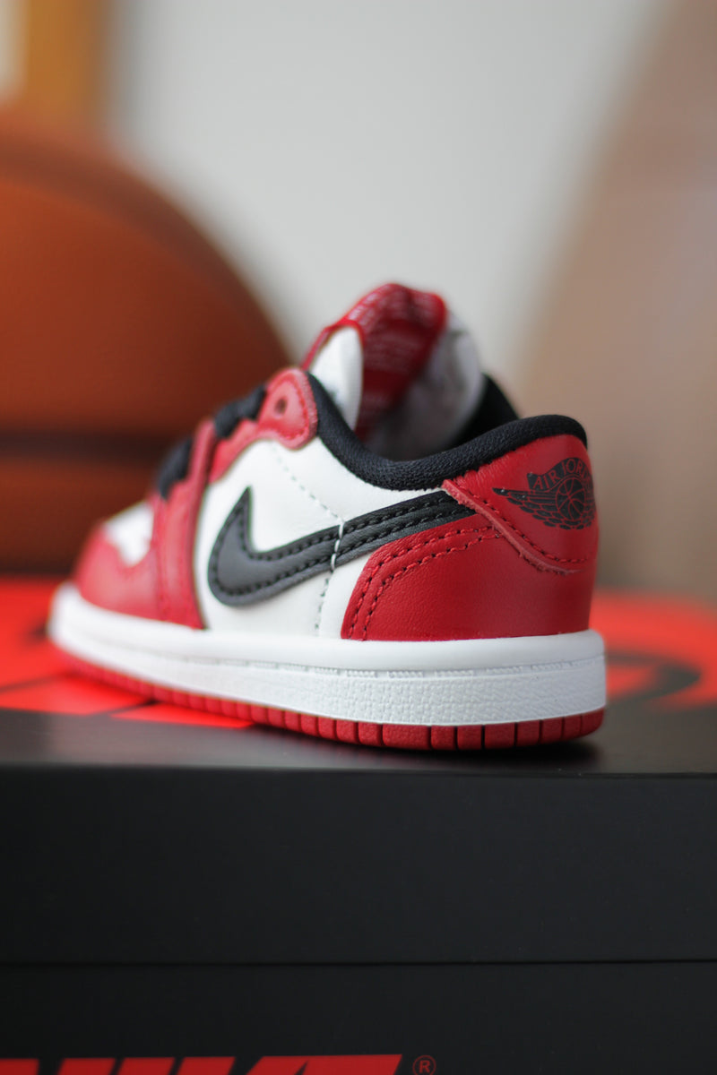 AIR JORDAN 1 RETRO LOW (TD) "VARSITY RED/BLACK-SUMMIT WHITE"