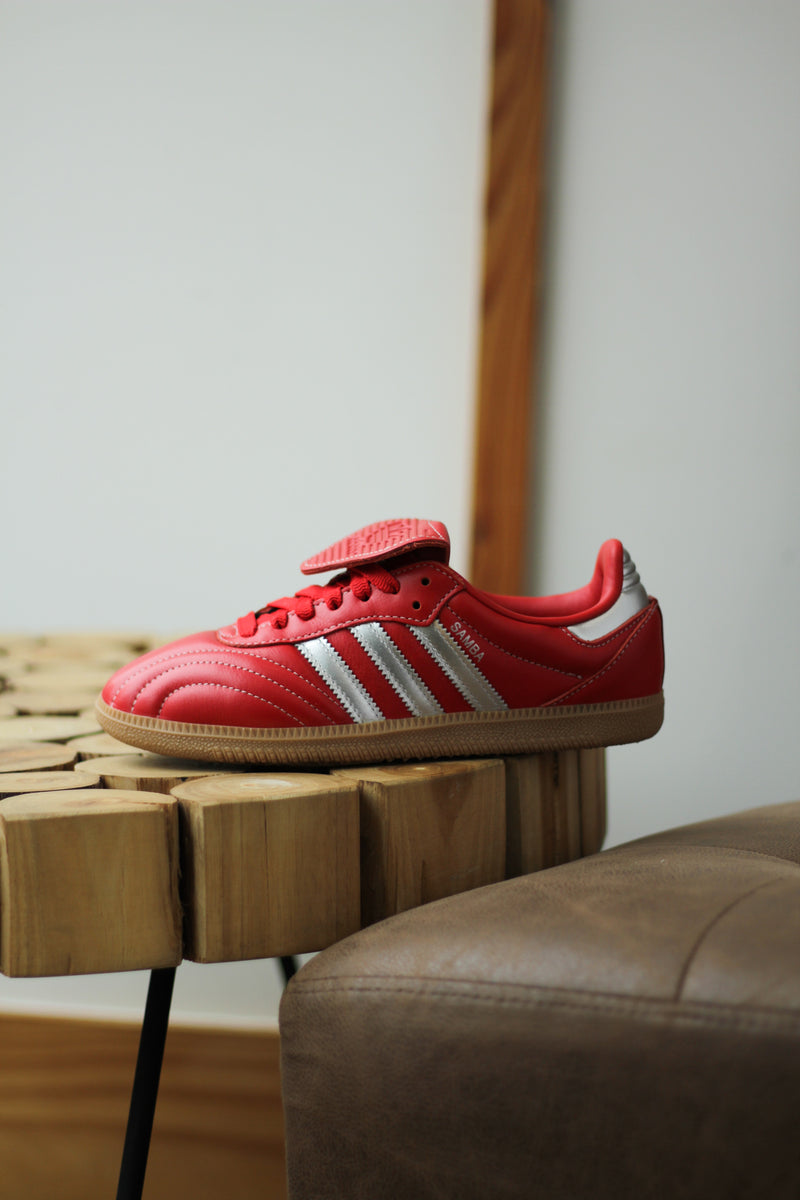 W ADIDAS SAMBA LT "BETTER SCARLET/SILVER METALLIC/GUM"