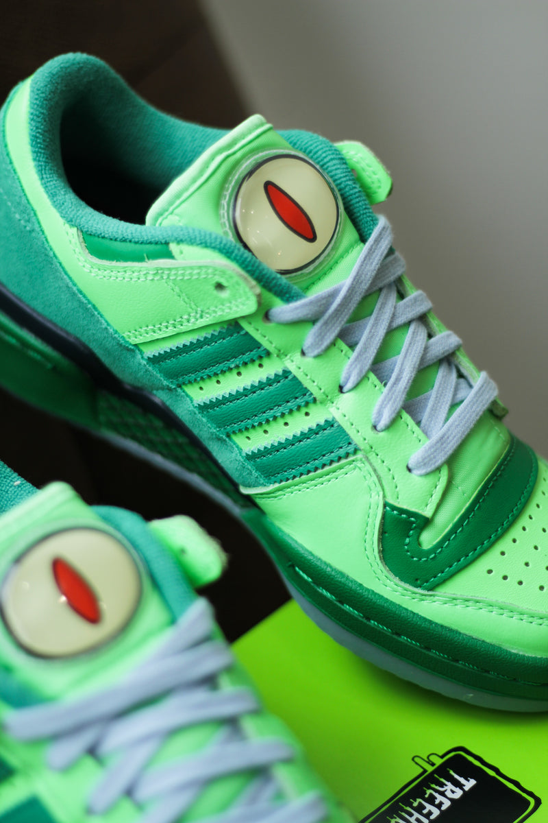 ADIDAS THE SIMPSONS FORUM LOW CL "LIME BURST/GREEN/SEMI COURT GREEN"