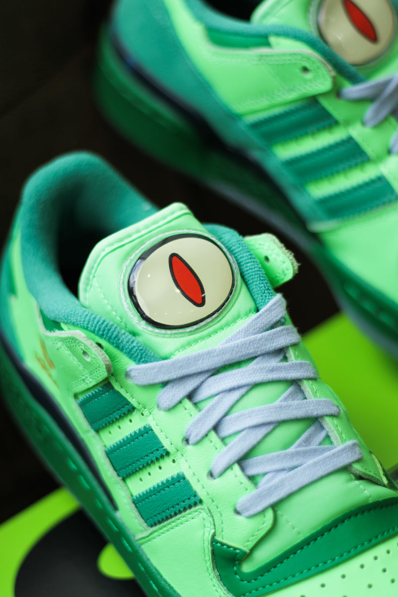ADIDAS THE SIMPSONS FORUM LOW CL "LIME BURST/GREEN/SEMI COURT GREEN"