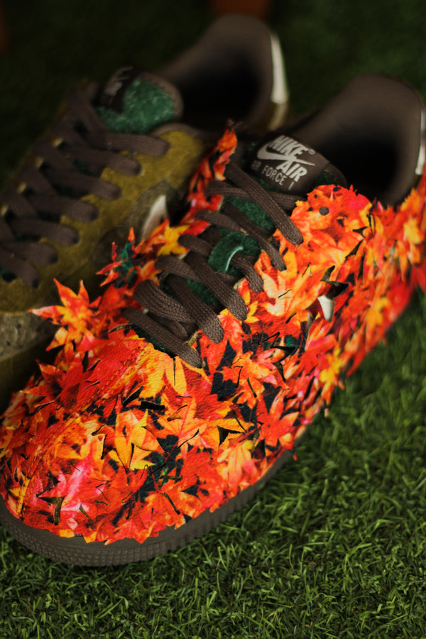 NIKE AIR FORCE 1 "OLIVE FLAK/SAIL-MEDIUM OLIVE-FIRE"