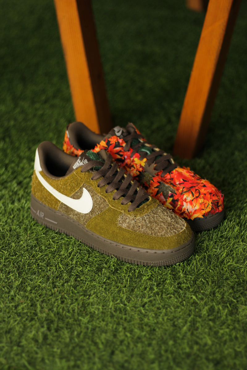 NIKE AIR FORCE 1 "OLIVE FLAK/SAIL-MEDIUM OLIVE-FIRE"