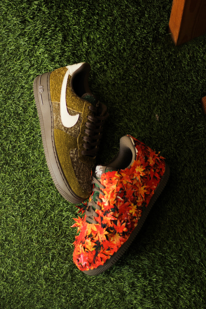 NIKE AIR FORCE 1 "OLIVE FLAK/SAIL-MEDIUM OLIVE-FIRE"