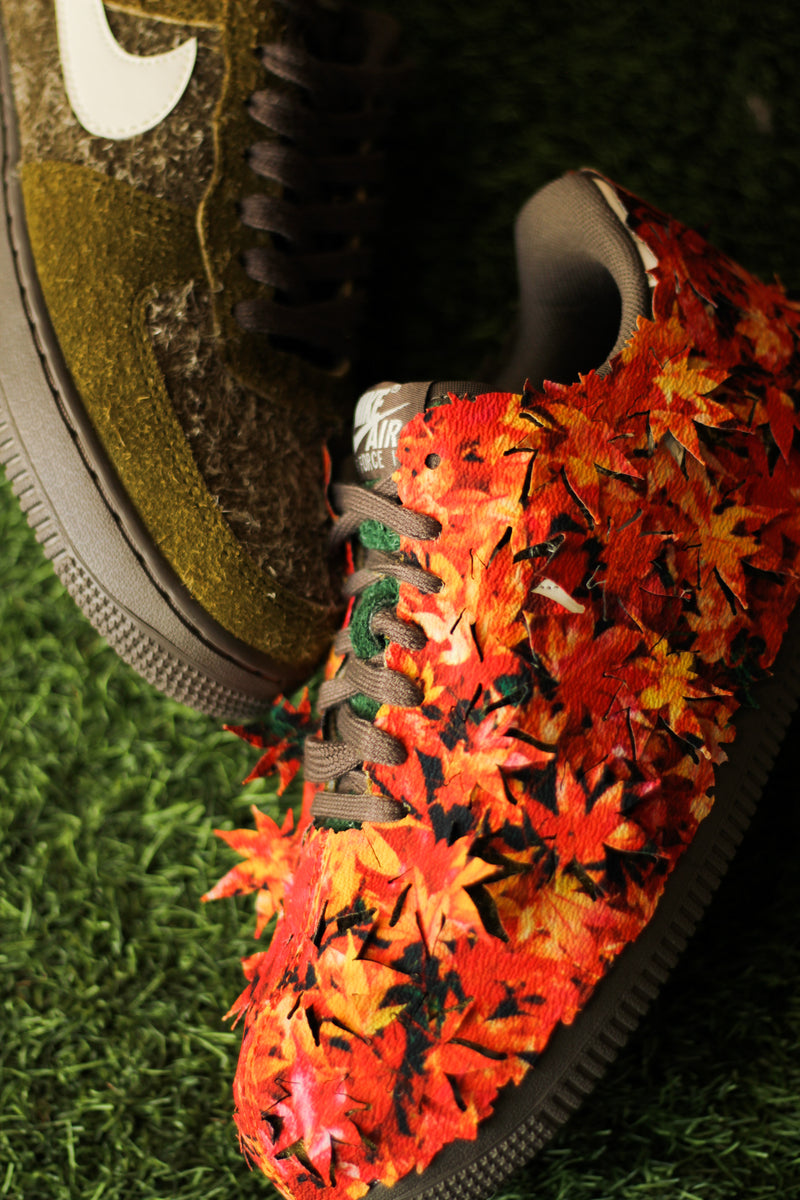 NIKE AIR FORCE 1 "OLIVE FLAK/SAIL-MEDIUM OLIVE-FIRE"