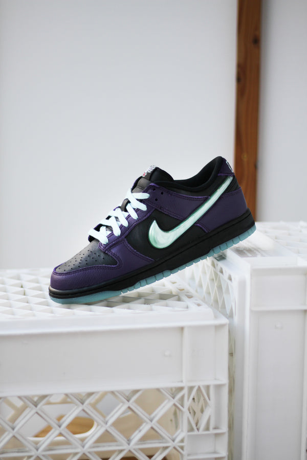 NIKE DUNK LOW RETRO LIMITED "BLACK/ARTISAN TEAL-GRAND PURPLE"