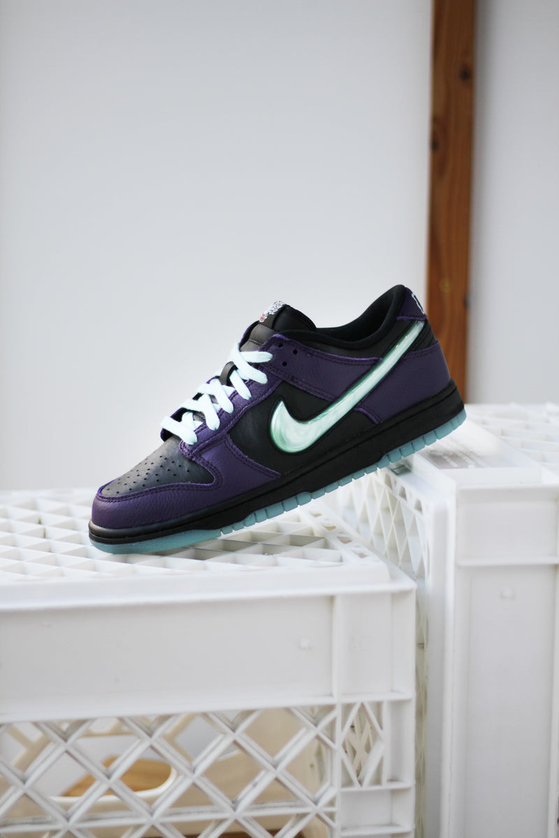 NIKE DUNK LOW RETRO LIMITED "BLACK/ARTISAN TEAL-GRAND PURPLE"