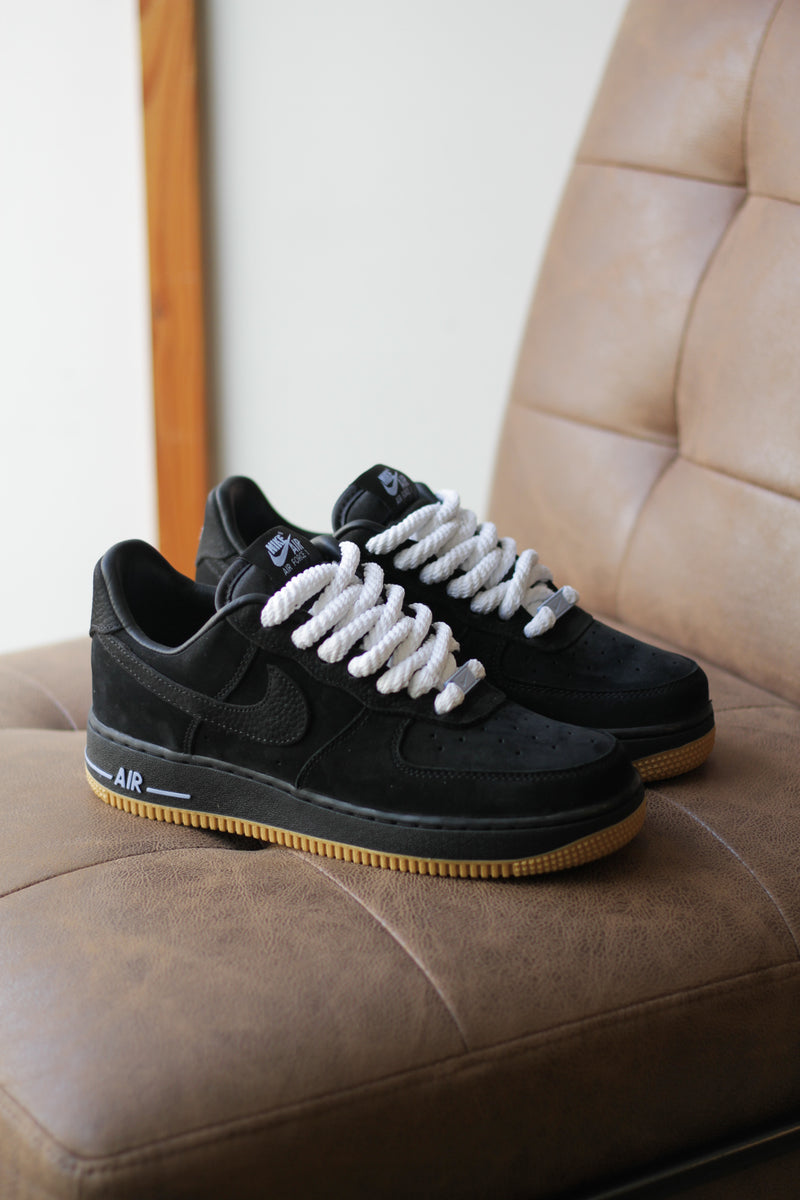 NIKE AIR FORCE 1 '07 JA NY VS NY "BLACK/COBALT BLISS-WHITE"