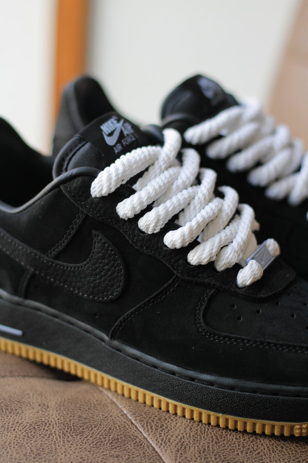 NIKE AIR FORCE 1 '07 JA NY VS NY "BLACK/COBALT BLISS-WHITE"