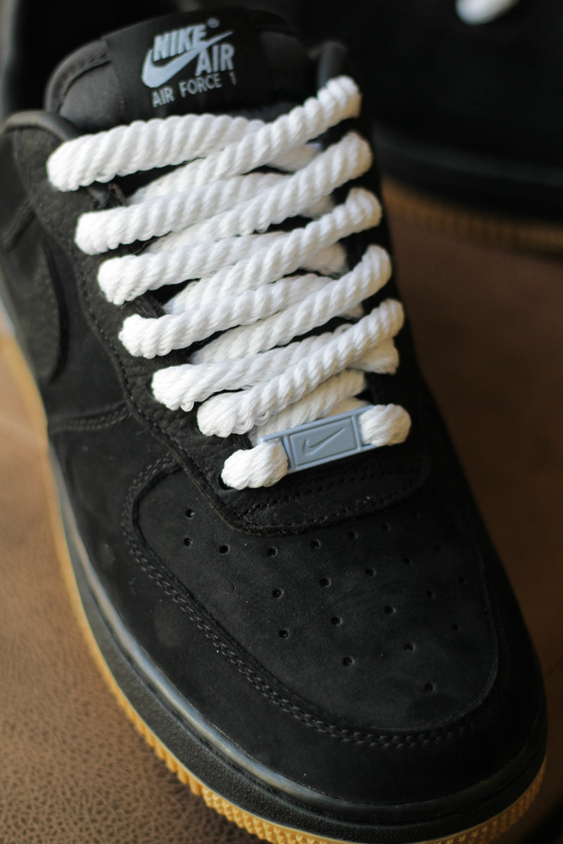 NIKE AIR FORCE 1 '07 JA NY VS NY "BLACK/COBALT BLISS-WHITE"