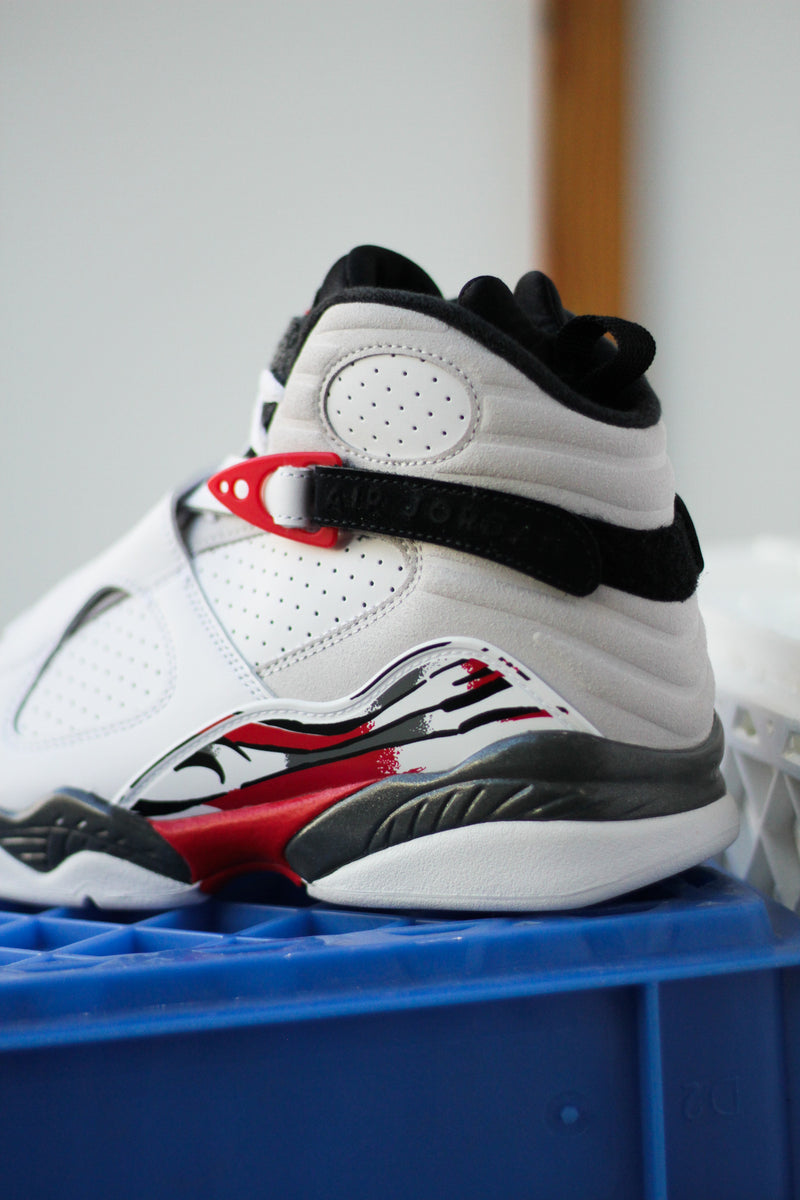 Air Jordan 8 ホワイト/レッド/ブラック Nike Air Jordan 8 Retro White/Black/True Red Size 12 | eBay
