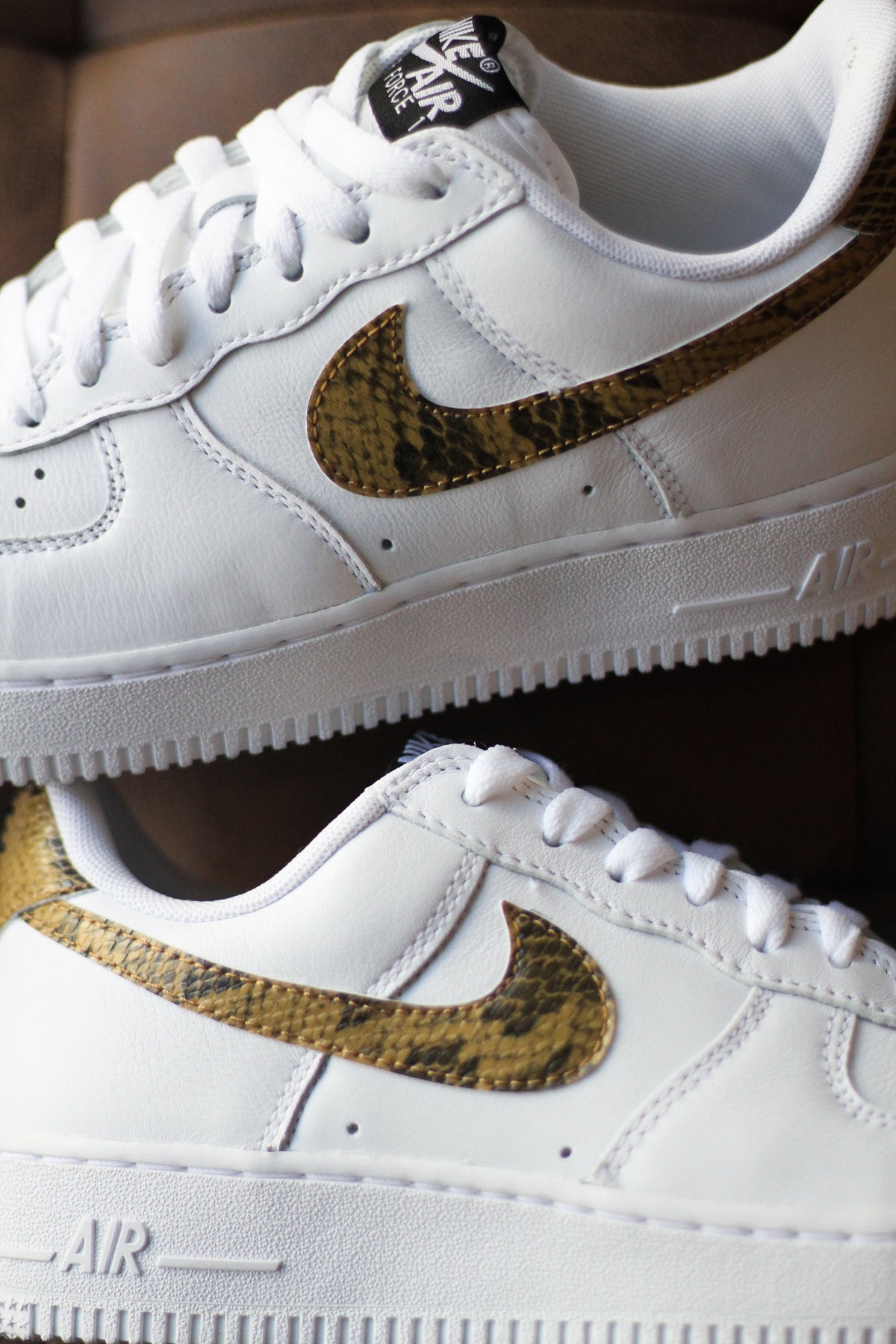 nike air force one ivory snake