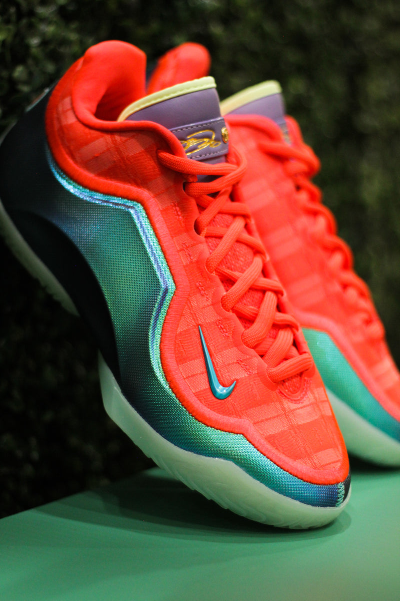 bright basketball sneakers