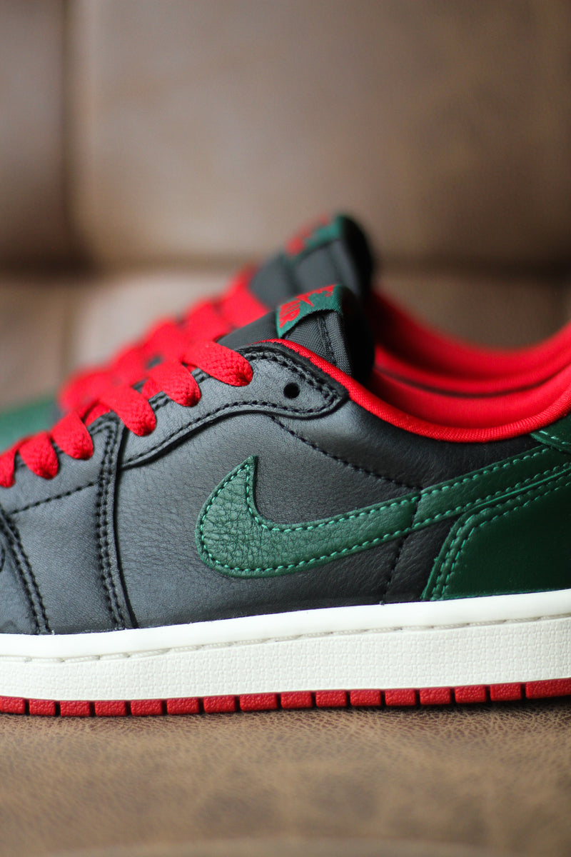 Jordan 1 retro green gucci best sale