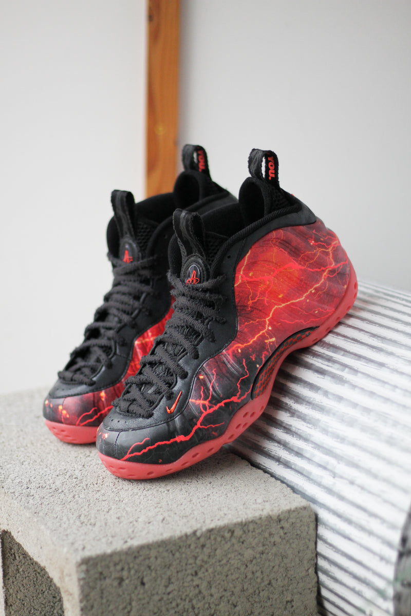 foamposites red and black