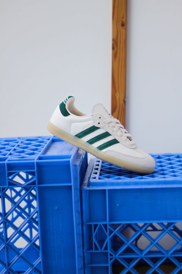 adidas gazelle silver green womens Adidas samba og Cloud White / Collegiate Green / Gum main image 0