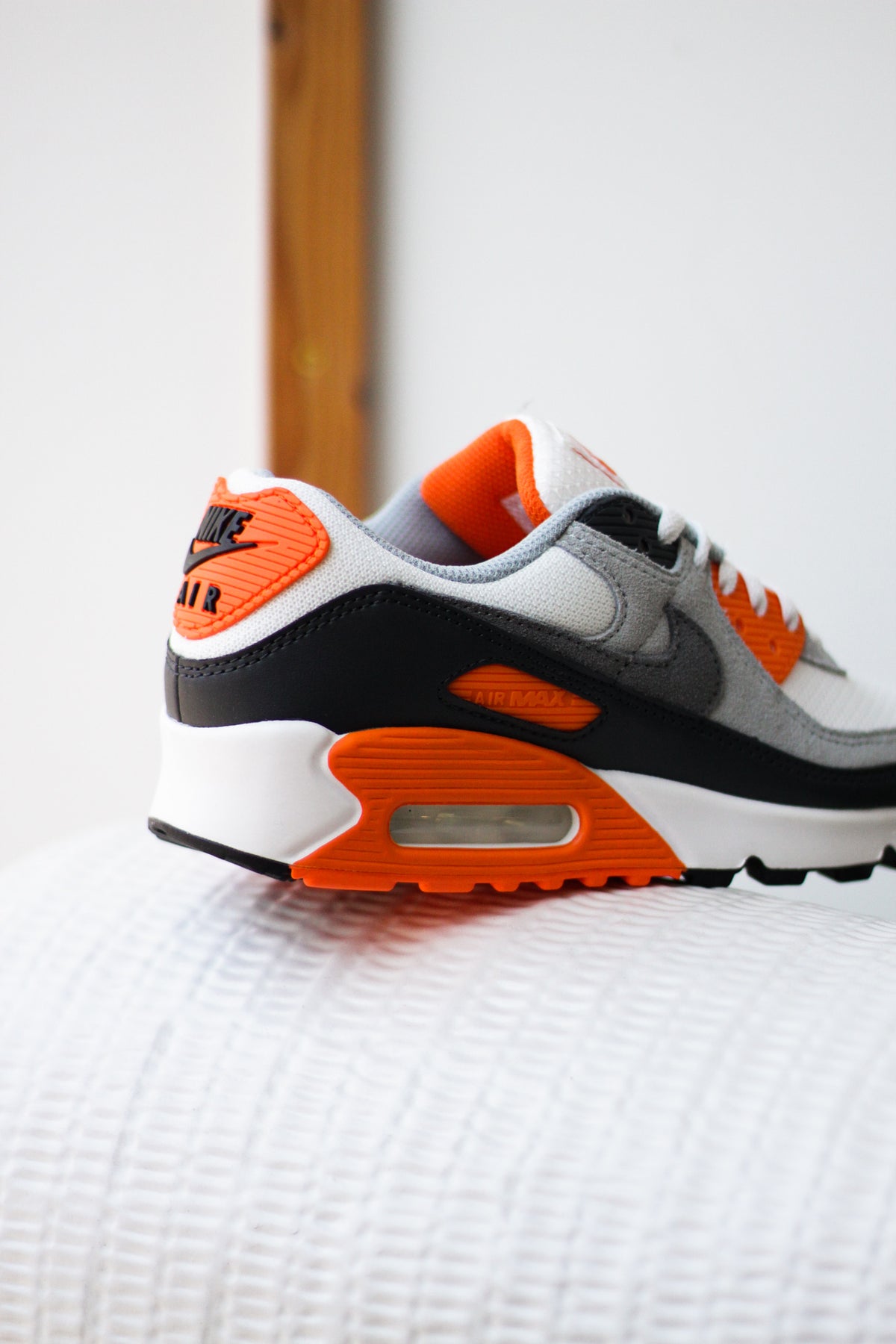 Grey Black Orange And White Air Max AIR MAX 90