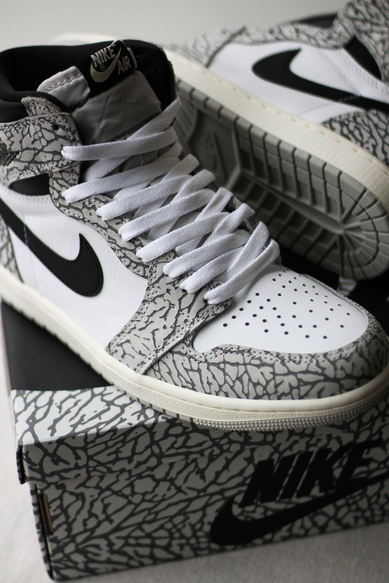 Air Jordan 1 Retro High OG White Cement GS