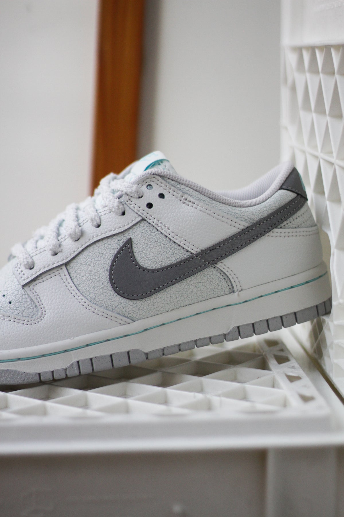 sb dunk low white