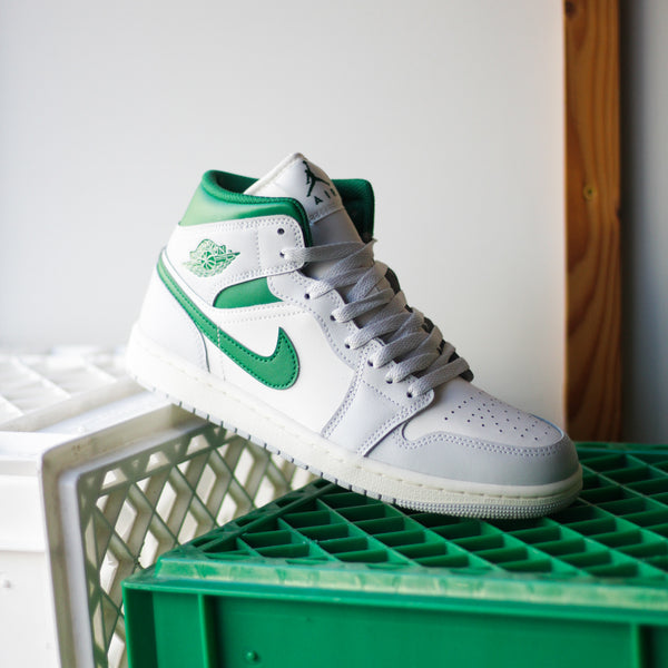 Pine Green Jordan Mid Grey White Air Jordan Mid White Grey Pine
