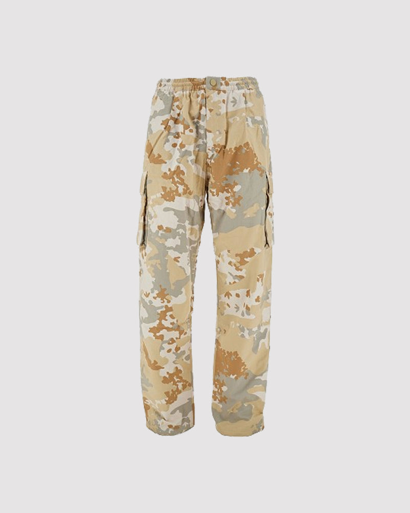 CAMO CARGO PANTS "KHAKI"