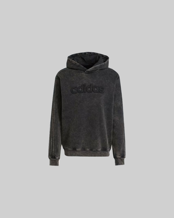ADIDAS WASHED HOODIE "BLACK"