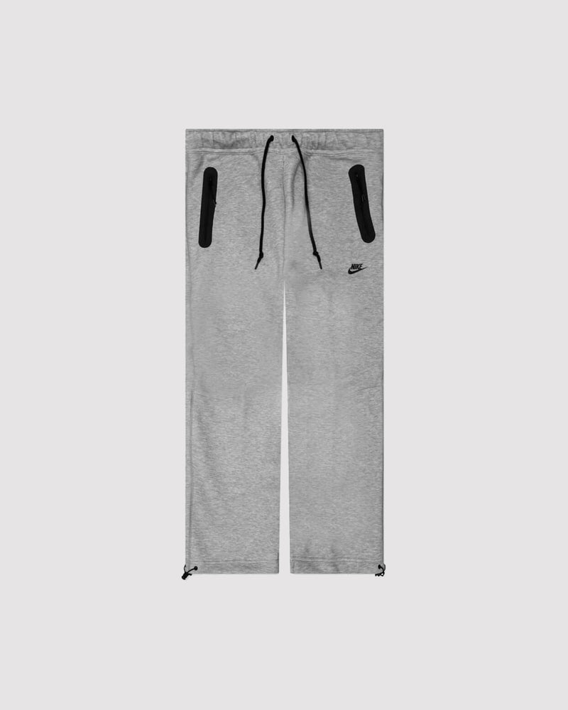 OPEN-HEM TECH FLEECE "GREY HEATHER"