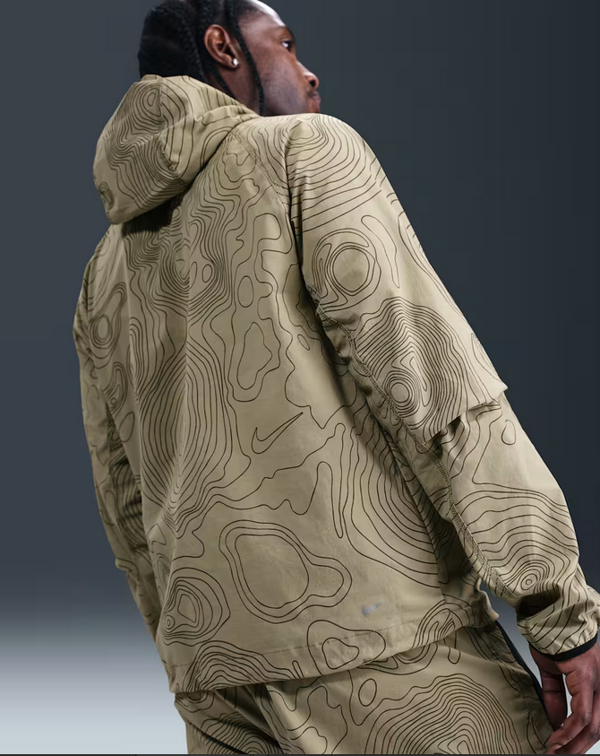 NIKE TECH WOVEN WINDRUNNER JACKET "NEUTRAL OLIVE"
