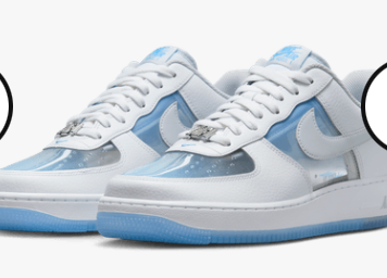 AIR FORCE 1 RETRO "WHITE/PURE PLATINUM-UNIVERSITY BLUE"