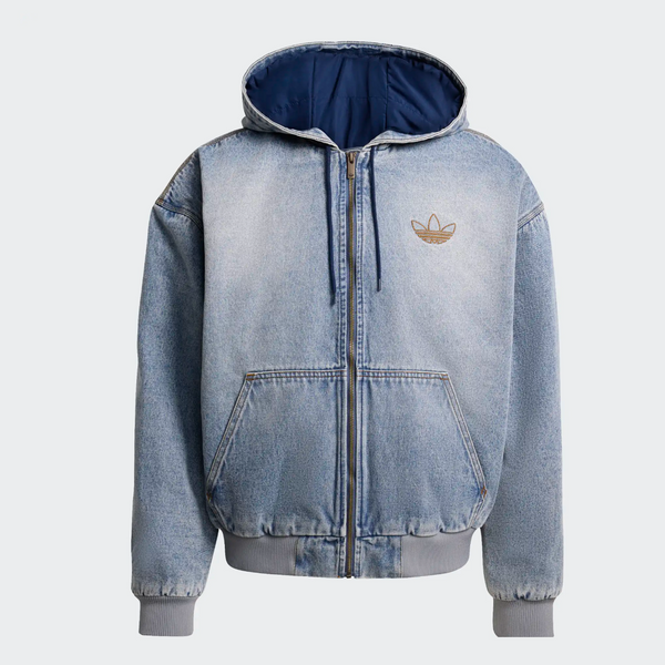 adidas DENIM PADDED JACKET Lサイズ ADIDAS DENIM PADDED JACKET 