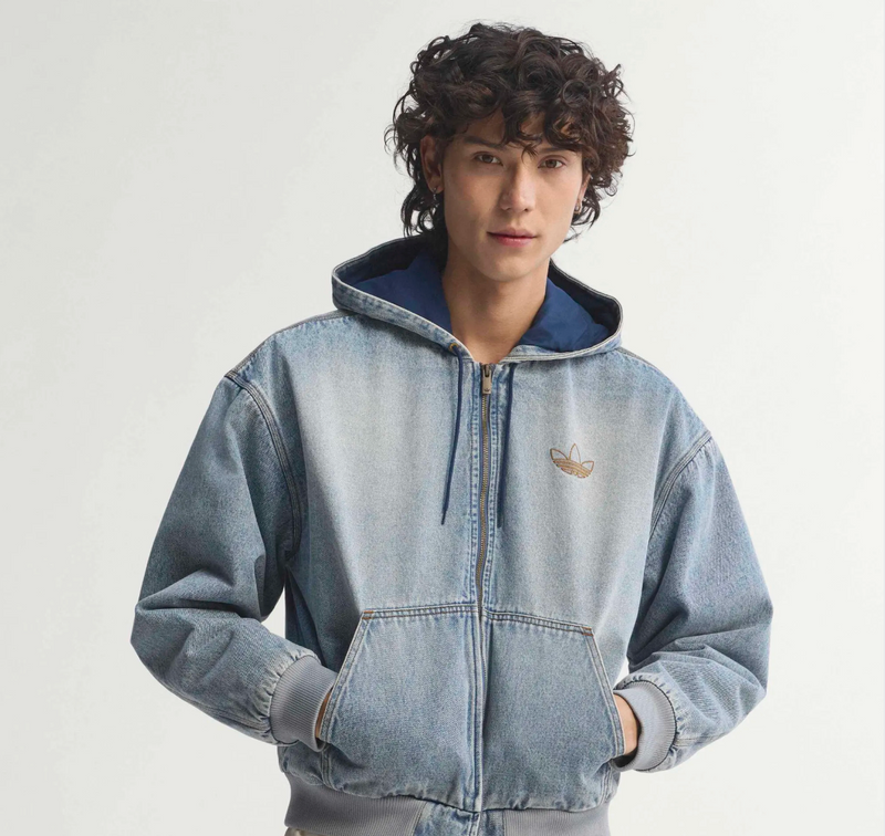 ADIDAS DENIM PADDED JACKET 