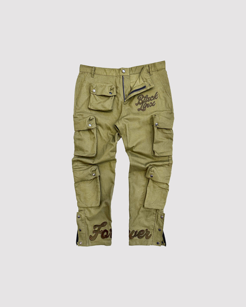 FOREVER CARGO PANTS "OLIVE MOSS"