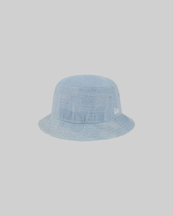 NEW ERA PATCH DENIM BUCKET HAT