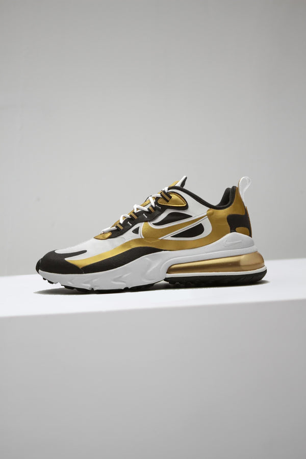 AIR MAX 270 REACT "METALLIC GOLD"