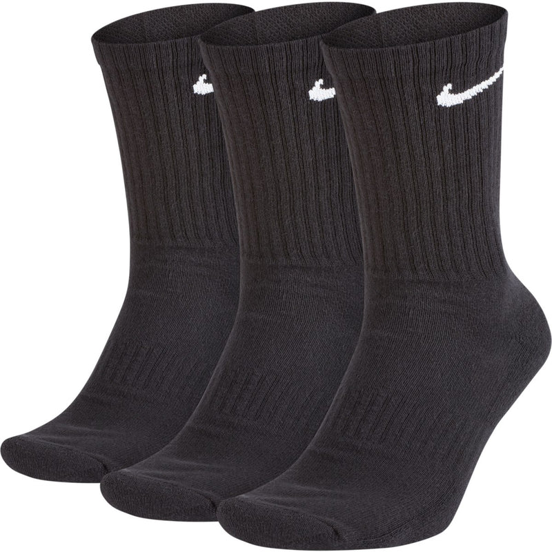 TRAINING CREW SOCKS (3 PK) "BLACK"