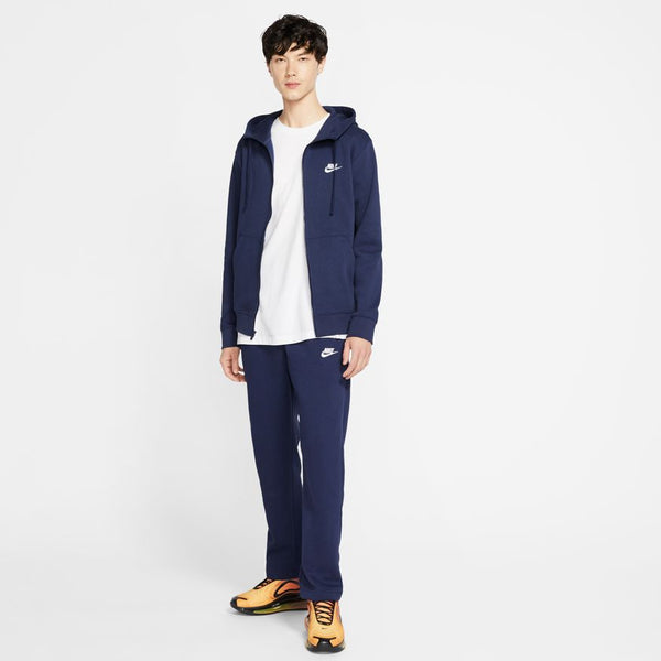 CLUB FLEECE ZIP UP HOODIE "OBISIDIAN"