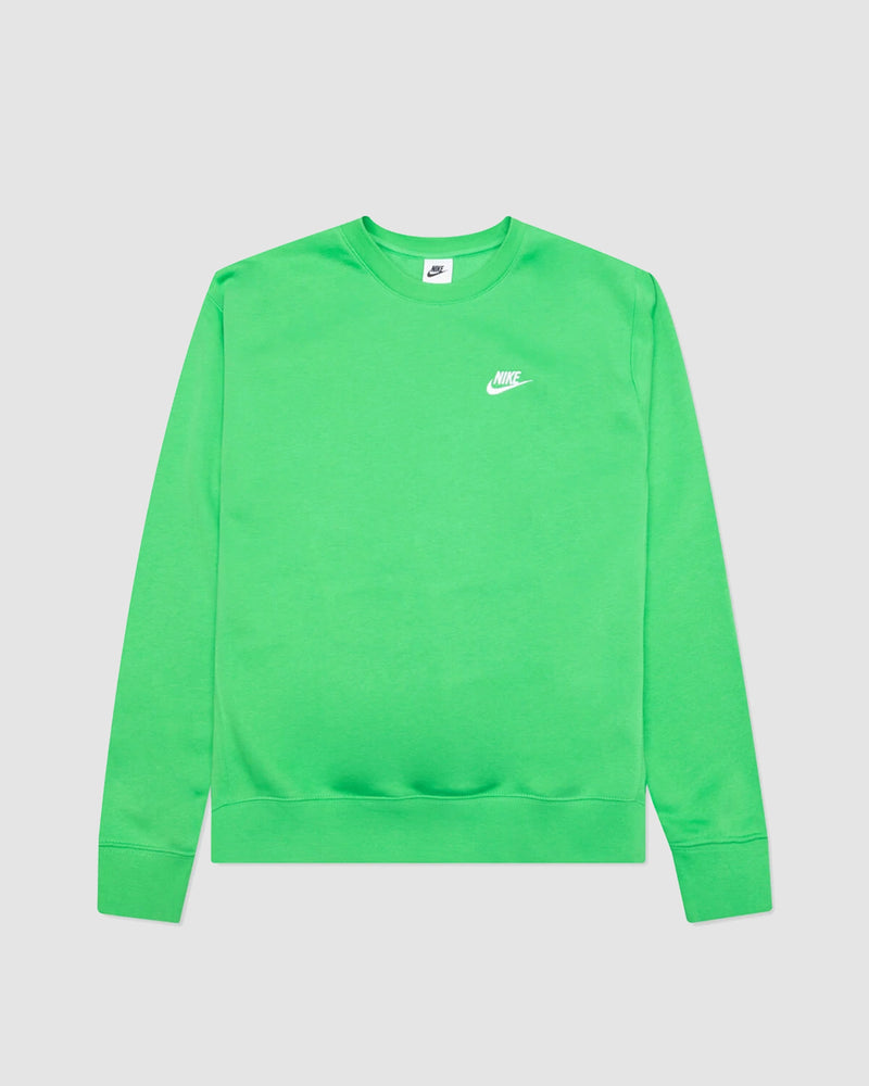 CLUB FLEECE CREW "GREEN SPARK"