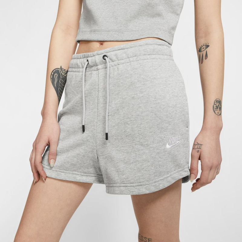 W FRENCH TERRY SHORTS "GREY HEATHER"