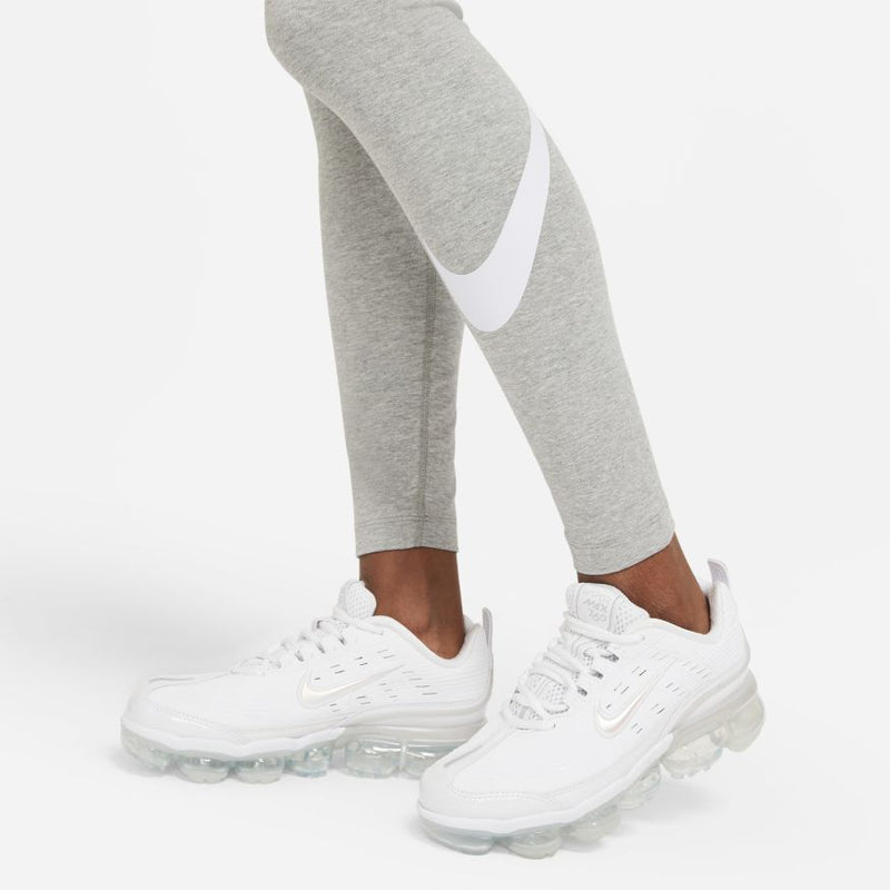 NSW ESSENTIAL MID-RISE SWOOSH LEGGINGS "GREY"