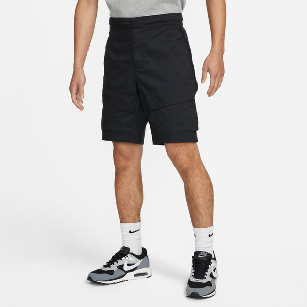 NSW TECH PACK WOVEN UNLINED CARGO SHORTS "BLK"