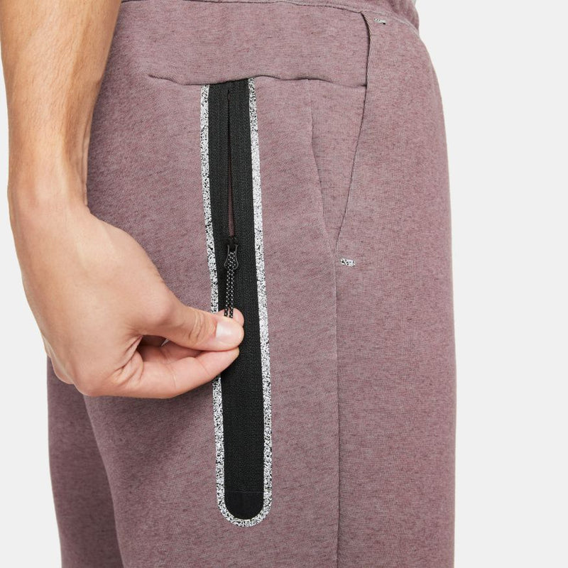 NSW TECH FLEECE SHORTS "DARK WINE"