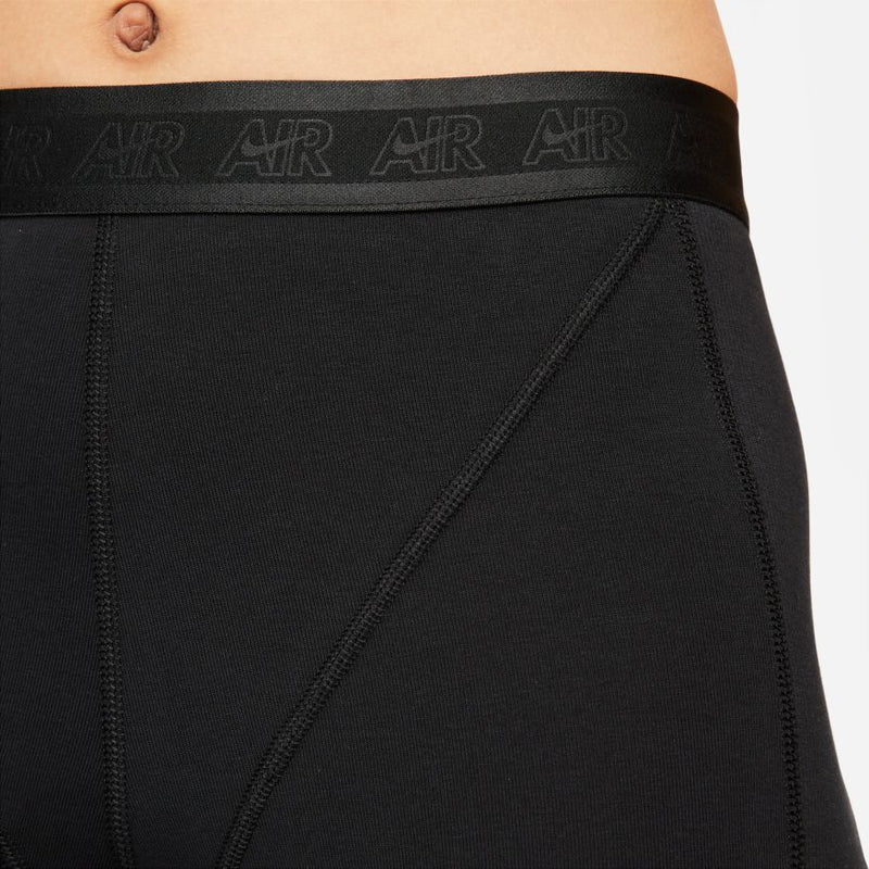 W NIKE AIR RIBBED SHORTS "BLACK"