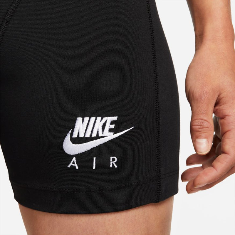 W NIKE AIR RIBBED SHORTS "BLACK"