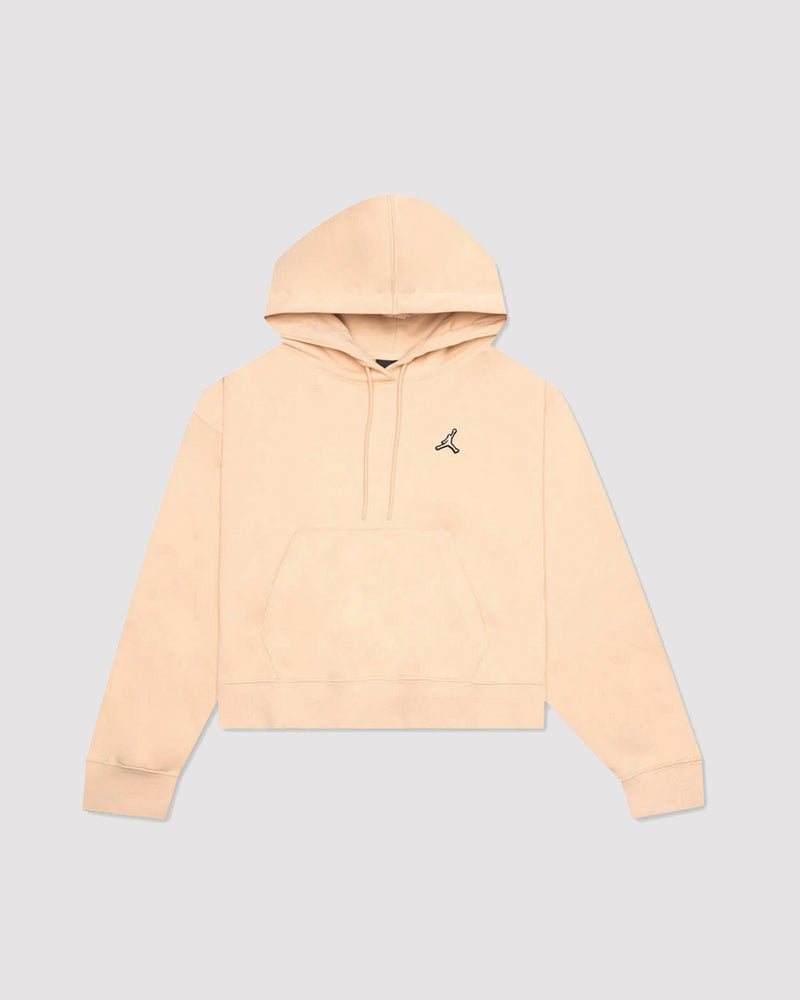 W ESSENTIALS FLEECE HOODIE "WHITE ONYX"