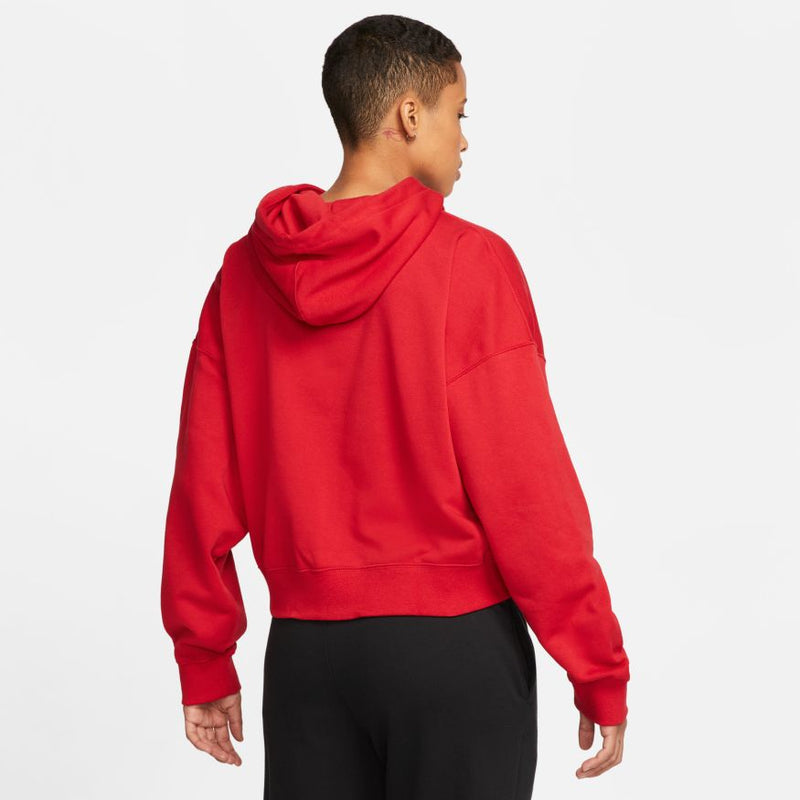 W JORDAN ESSENTIAL FLEECE HOODIE "GYM RED"
