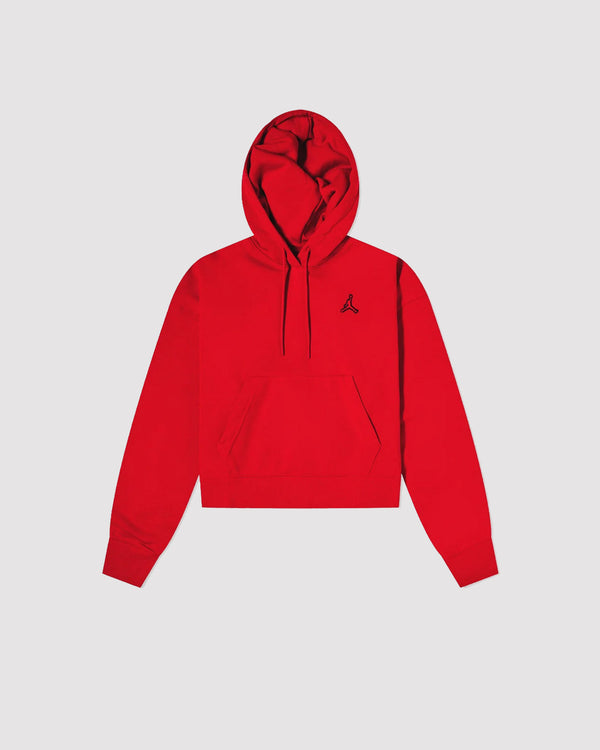 W JORDAN ESSENTIAL FLEECE HOODIE "GYM RED"